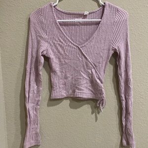 pacsun pink long sleeve size xs